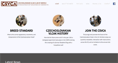 Desktop Screenshot of czechoslovakianvlcak.org